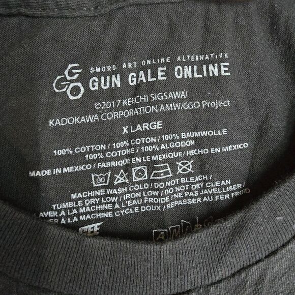 Sword Art Online Dead t- shirt XL Black Emo Grunge Anime Hot Topic Goth Punk - Picture 2 of 5